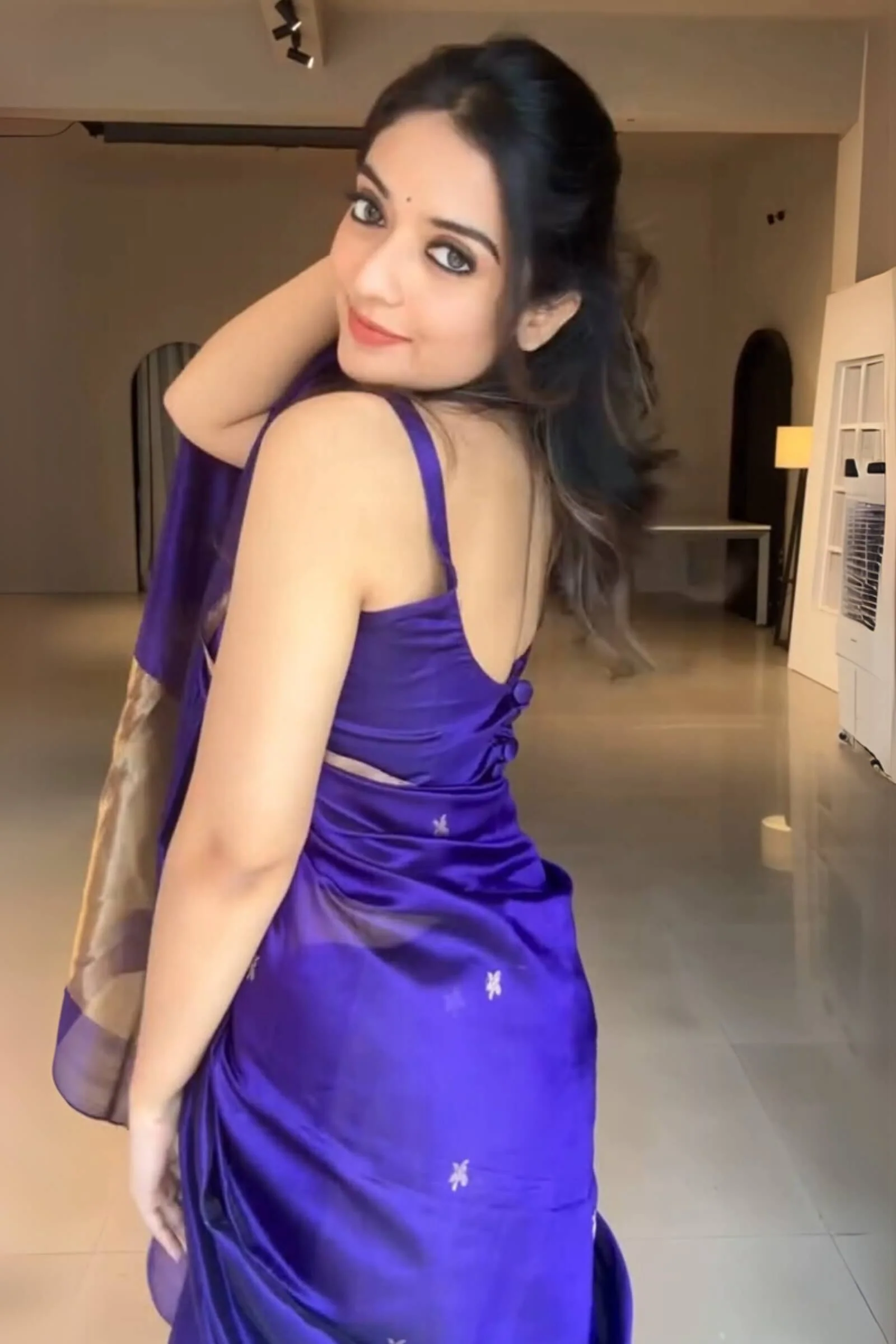 Ratatouille Royal Blue Soft Silk Saree With Wonderful Blouse Piece - Image 4