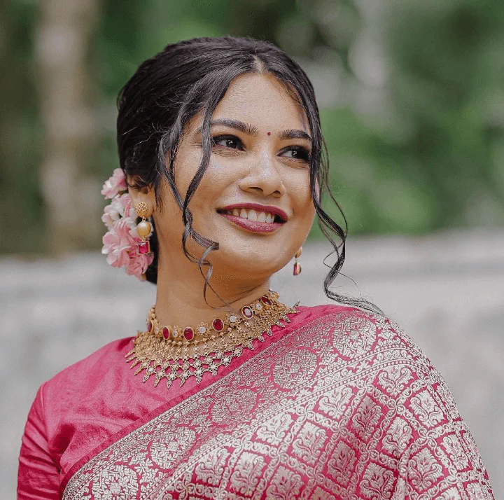 Murmurous Wine Soft S Saree With Seraglio Blouse piece - Image 4